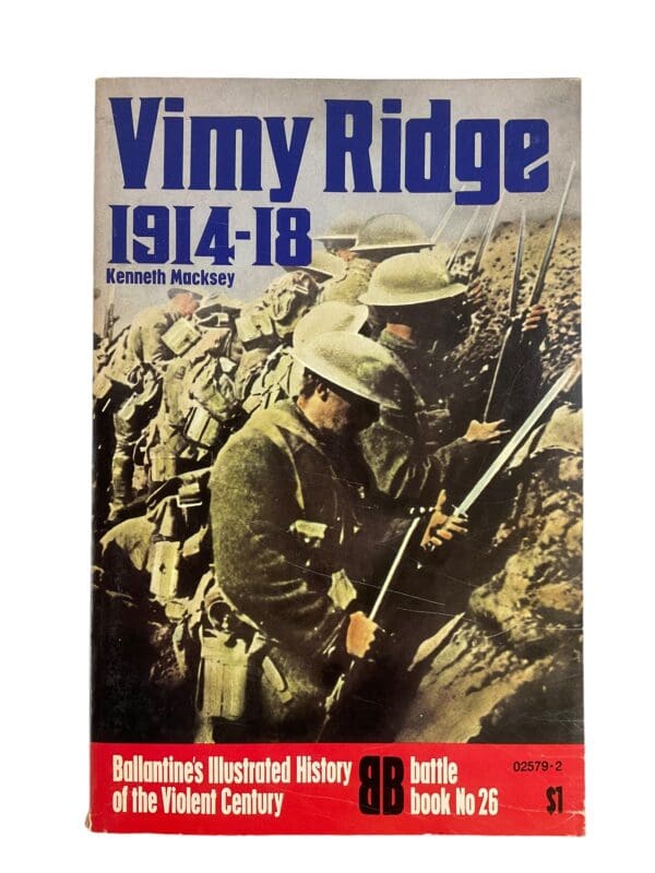 WW1 Canadian CEF Vimy Ridge 1914-18 Ballantines No 26 Softcover Reference Book