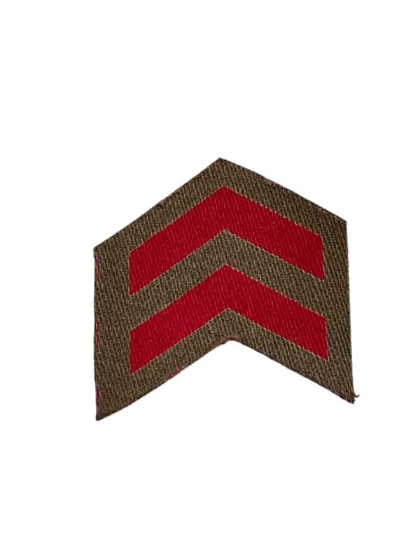 WW2 Canadian Two Year Service Stripes Canvas Patch Insignia Single