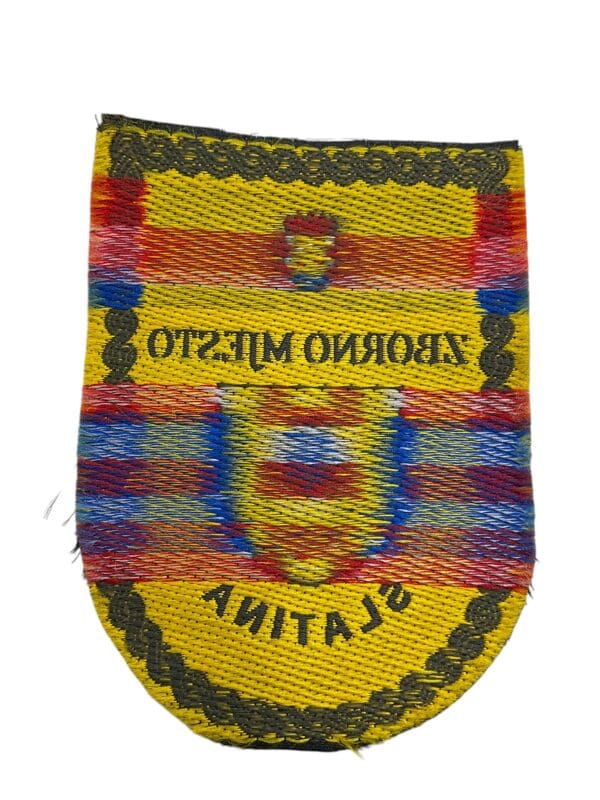 Croatia Croatian Army Slatina Patch