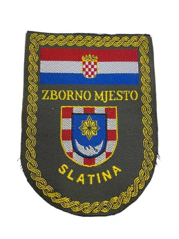 Croatia Croatian Army Slatina Patch