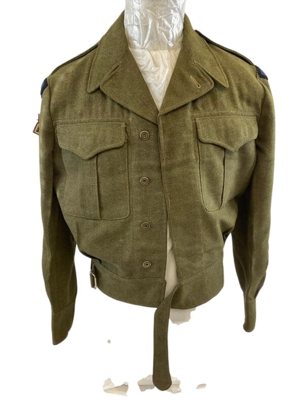 Canadian Korean War RCR Battle Dress Jacket Dated 1951 Named