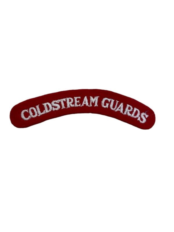 British Coldstream Guards Shoulder Title Insignia Single