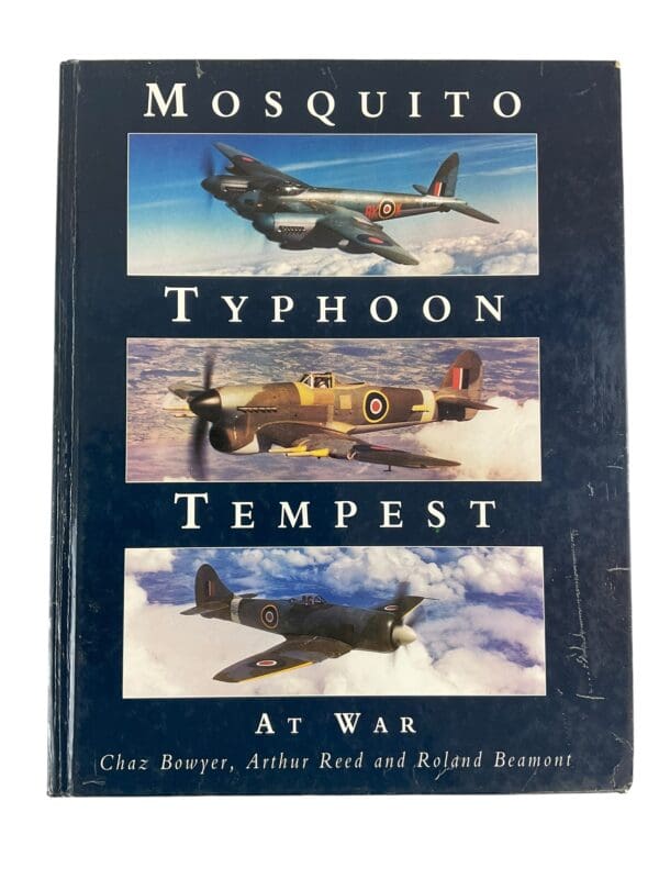 WW2 British RAF Mosquito Typhoon Tempest at War Hardcover Reference Book