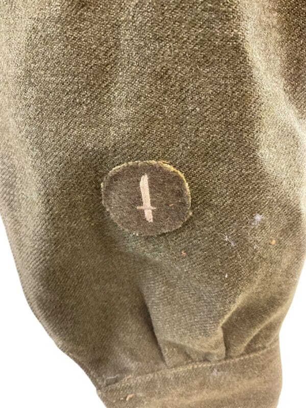 Canadian Korean War RCR Battle Dress Jacket Dated 1951 Named - Image 3