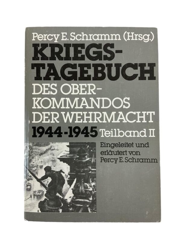 WW2 German War Diary No 8 GERMAN TEXT Softcover Reference Book