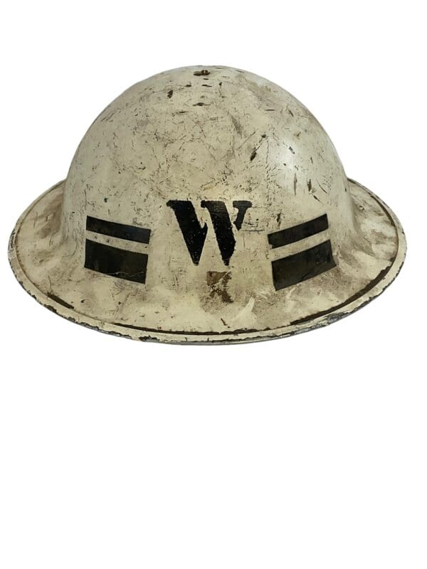 WW2 Canadian Home Front Warden Helmet Size 7 1942 Dated