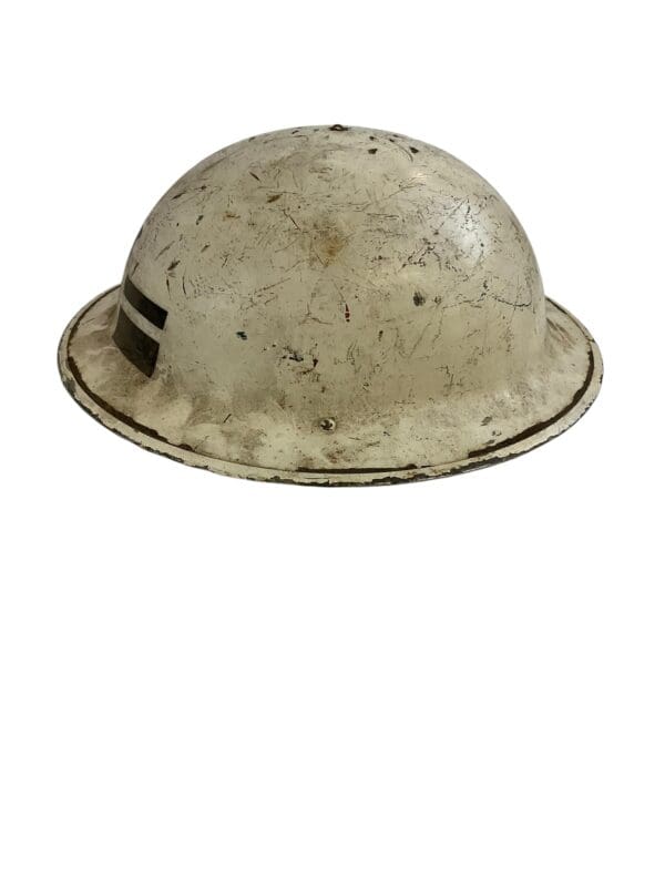 WW2 Canadian Home Front Warden Helmet Size 7 1942 Dated - Image 7