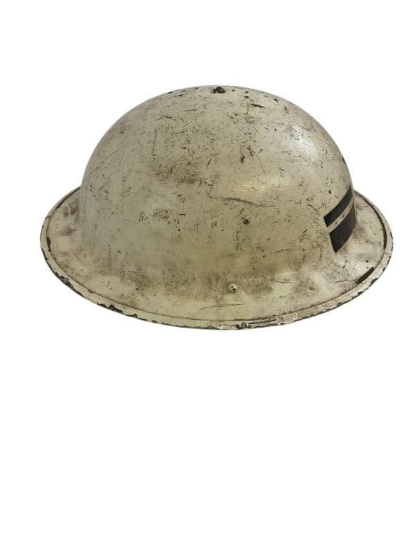 WW2 Canadian Home Front Warden Helmet Size 7 1942 Dated - Image 4