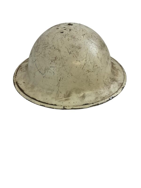 WW2 Canadian Home Front Warden Helmet Size 7 1942 Dated - Image 5