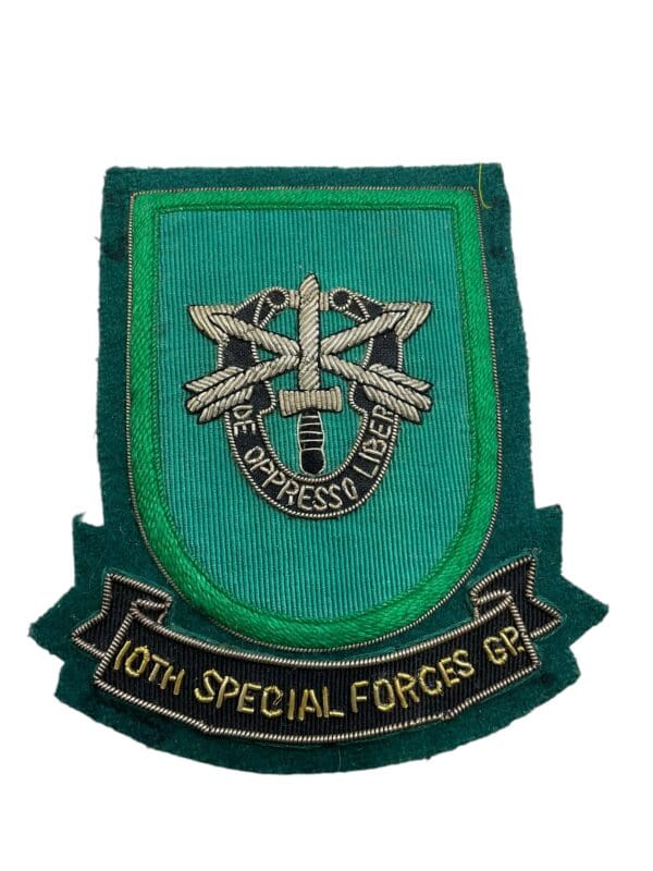 US 10th Special Forces Group Blazer Crest Patch