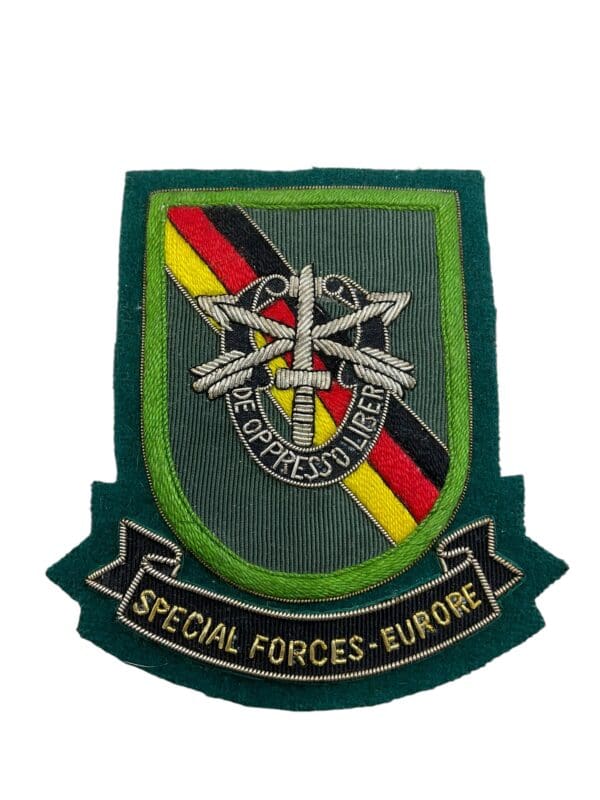 US Special Forces Europe Blazer Crest Patch