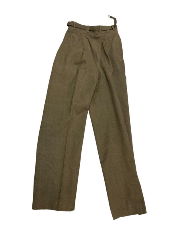 Canadian Army Korean War CWAC Women's Army Corps Slacks Size 14 Tall Dated 1953 - Image 7