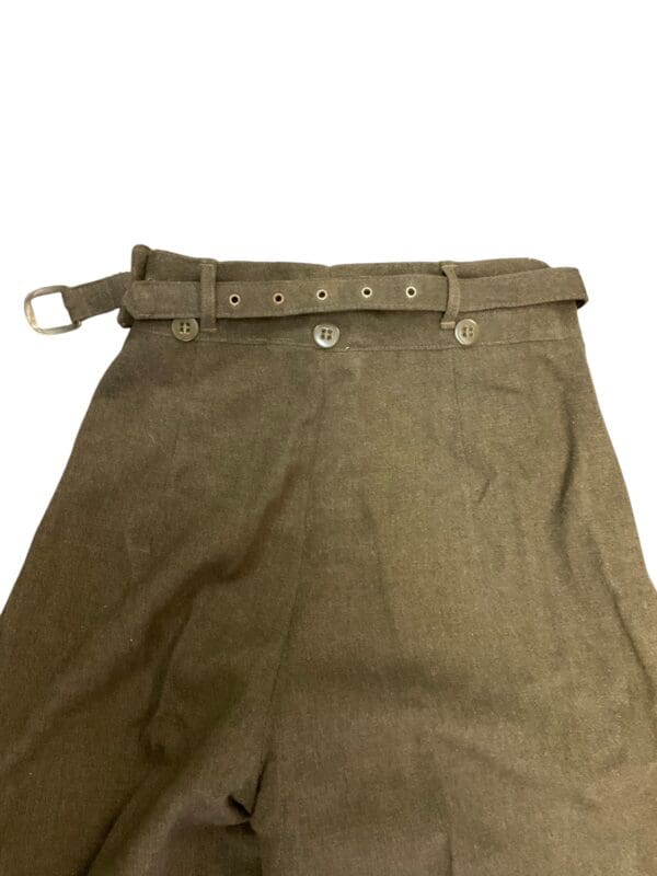 Canadian Army Korean War CWAC Women's Army Corps Slacks Size 14 Tall Dated 1953 - Image 6