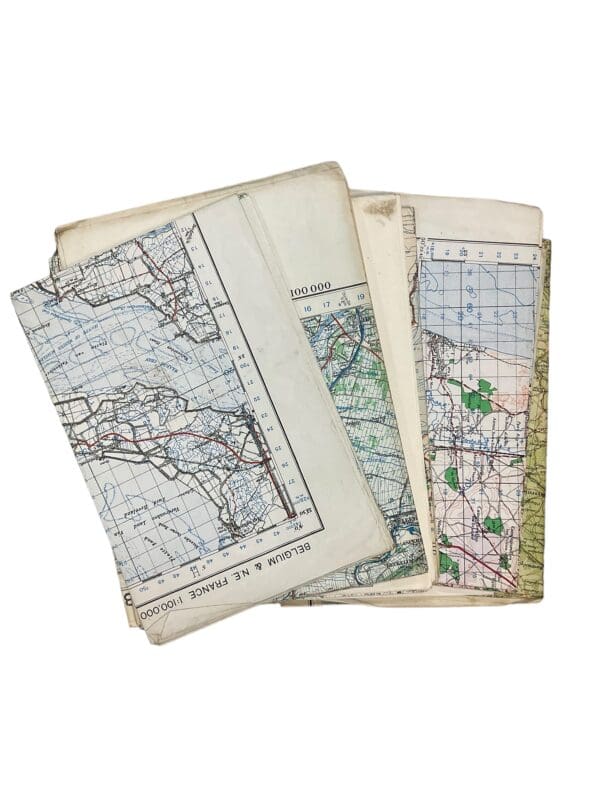 WW2 Canadian Map Case with 36 NWE Maps France Belgium Holland - Image 5