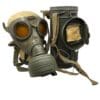 WW2 German Army M38 Respirator Complete with Spare Lenses Canister and Straps