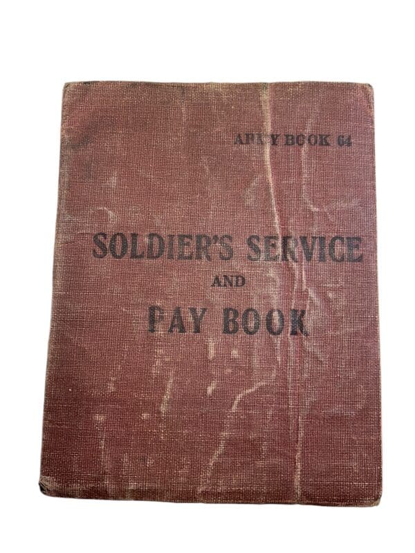 British Soldiers Service Pay Book 21st SAS Artist Rifles Tpr Dunn