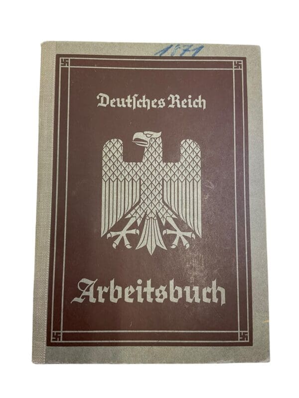 WW2 German Arbeitsbuch Employment Record Book - Gerda