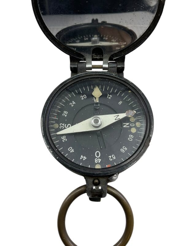 WW2 German Army Compass Maker Marked hap Working