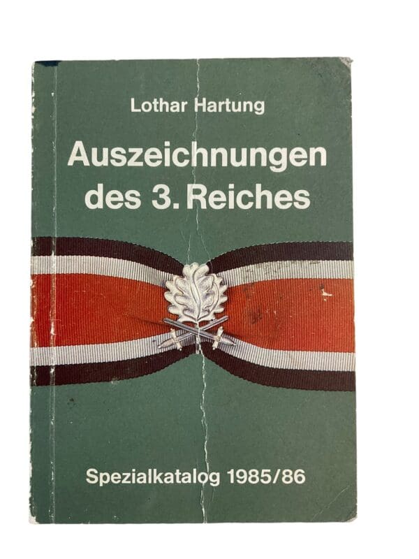 WW2 Germany Awards Of The Third Reich Reference Book