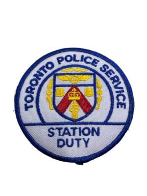 Canadian Ontario Toronto Police Services Station Duty Patch