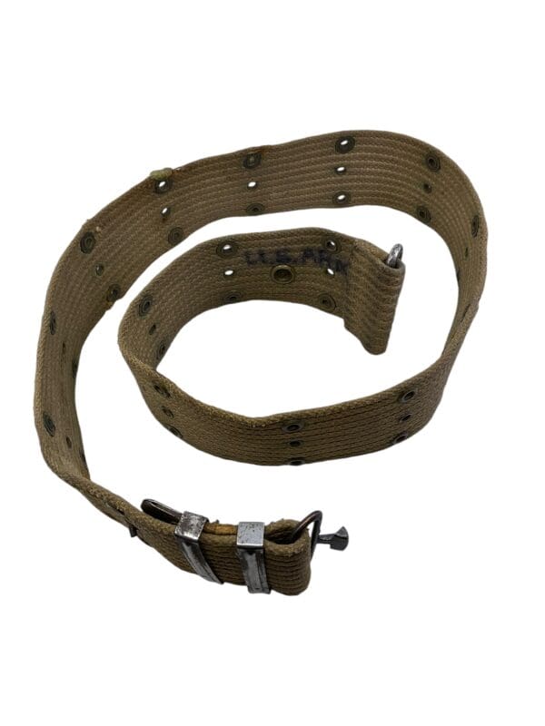 WW2 US Webb Equipment Pistol Belt 2