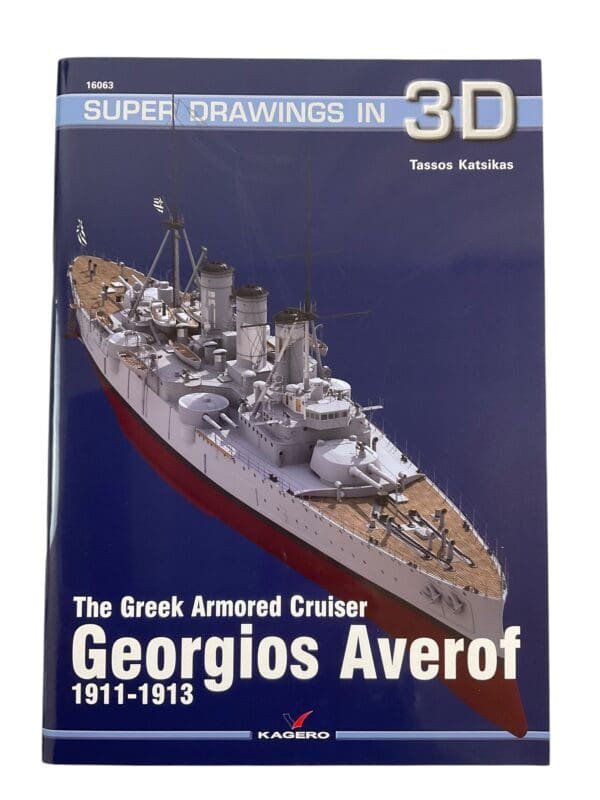 Pre WW1 The Greek Armored Cruiser Georgios Averof Super Drawings Reference Book