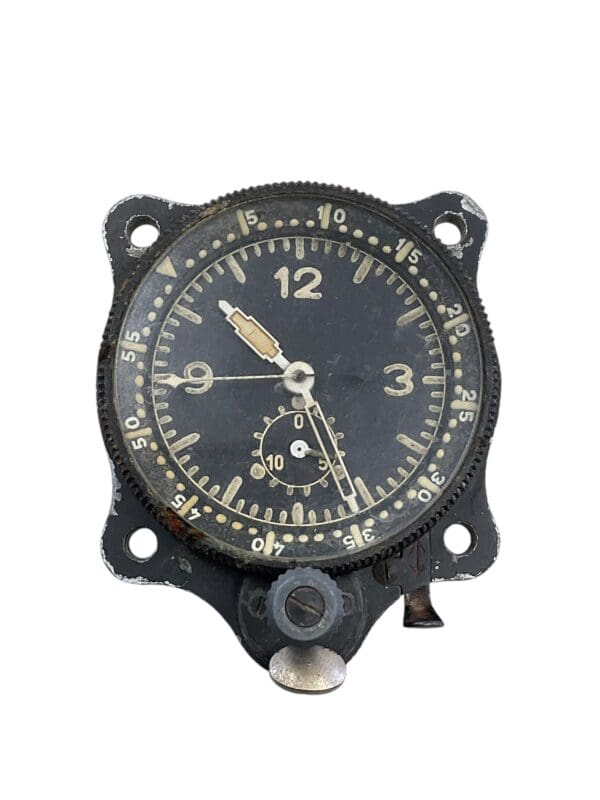 WW2 German Luftwaffe Aircraft Clock Working