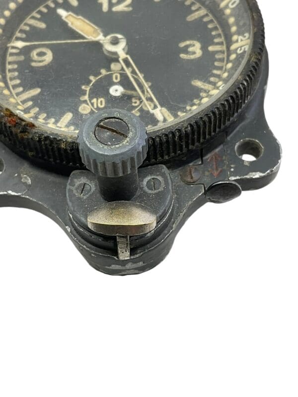 WW2 German Luftwaffe Aircraft Clock Working - Image 3