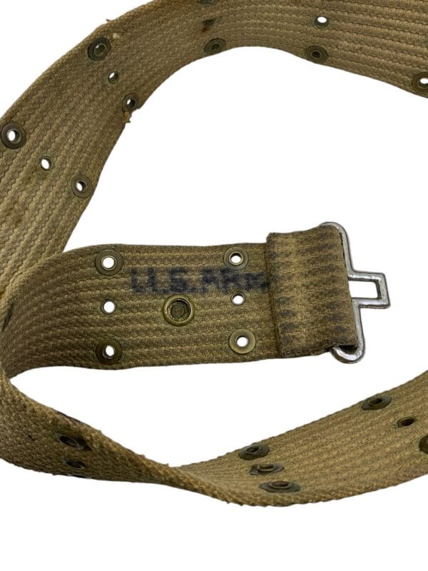 WW2 US Webb Equipment Pistol Belt 2