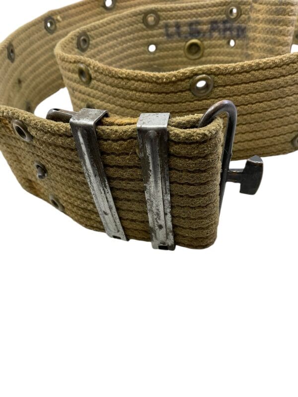 WW2 US Webb Equipment Pistol Belt 2