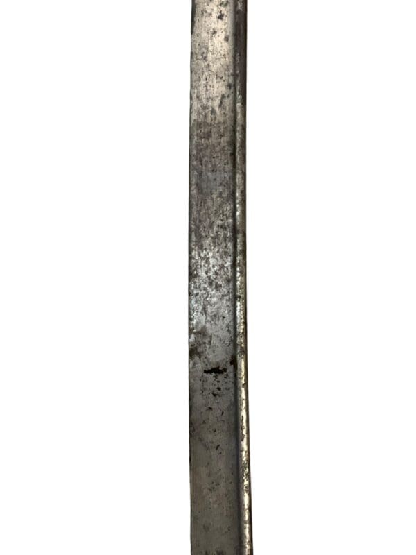 French Napoleonic Navy Officers Sword with Scabbard Bone Handle 26 Inch Blade - Image 11