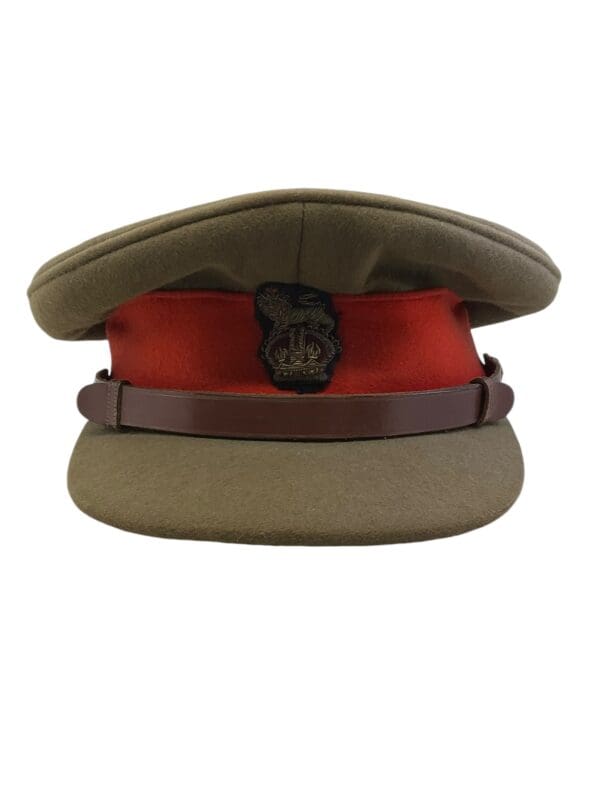 WW2 Canadian Brigadier Generals RCA Artillery Peak Cap Hat Size 7 1/8