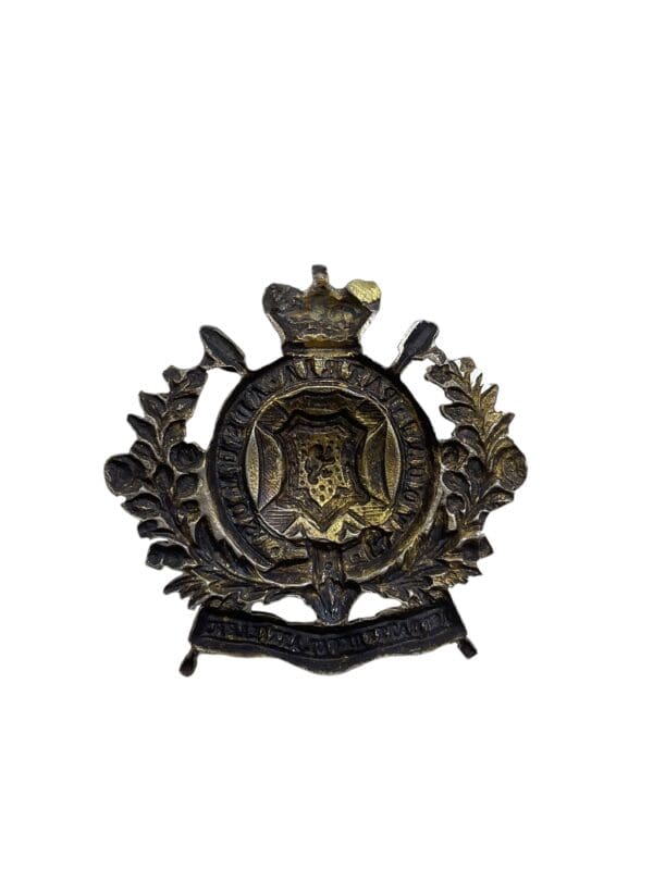 British Victorian 1st Battery Heavy Volunteer Artillery Cap Badge - Image 2