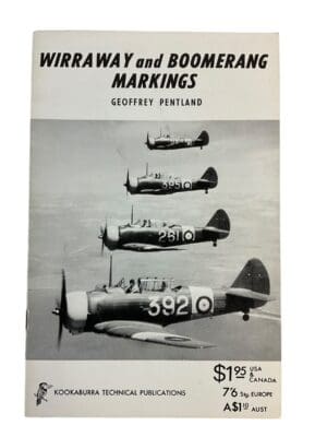 WW2 Australian Wirraway And Boomerang Markings Book