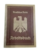 WW2 German Arbeitsbuch Employment Record Book - Kusenberg