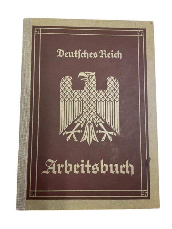 WW2 German Arbeitsbuch Employment Record Book - Kusenberg