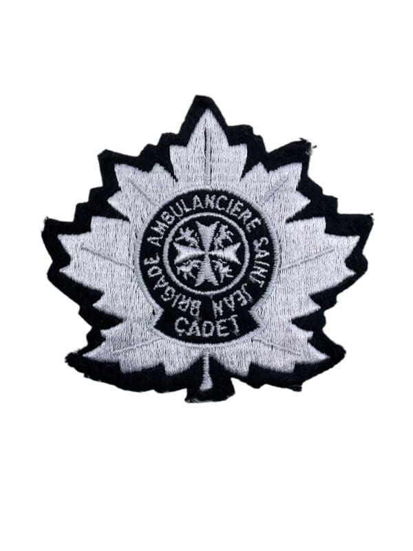 Canadian St Johns Ambulance Cadet Patch