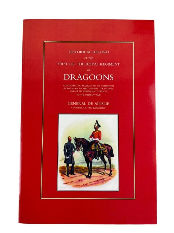 British First Royal Regiment of Dragoons Historical Record SC Reference Book