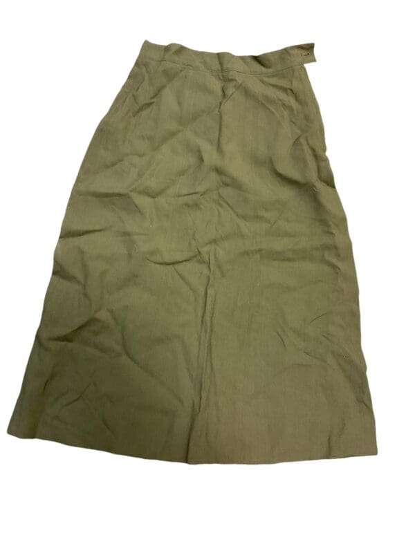 Canadian Womens Army Corps CWAC TW Tropical Worsted Skirt Dated 1953 - Image 2