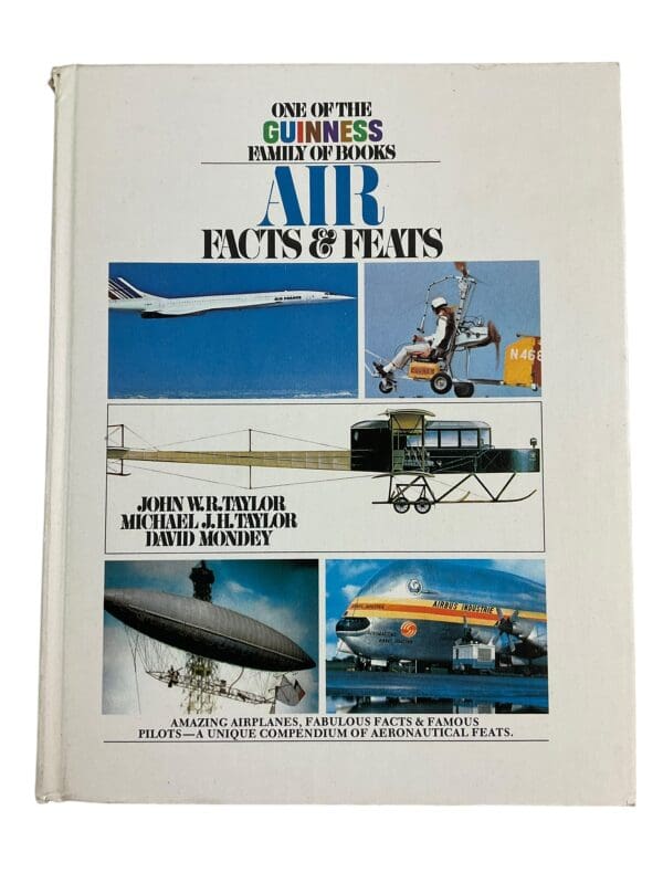 Guinness Air Facts and Feats Hardcover Reference Book