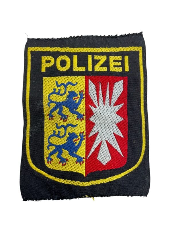 German Polizei Schleswig-Holstein Police Patch 1