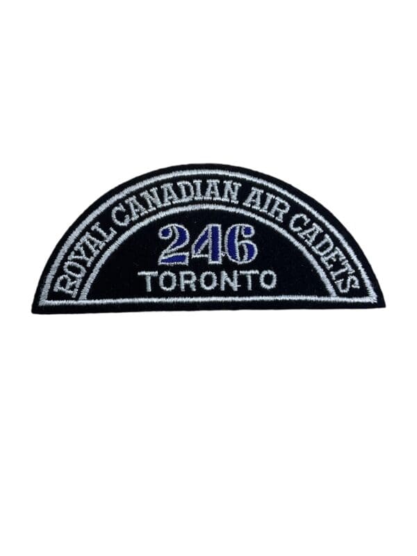 Canadian RCAC Air Cadets 246 Toronto Shoulder Title Insignia Patch