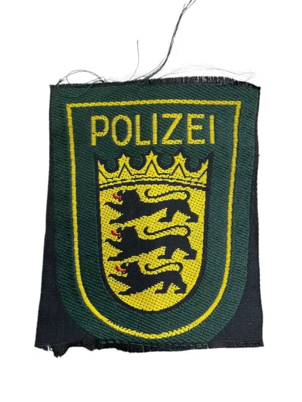 German Polizei Baden-Wurttemberg Police Patch 1