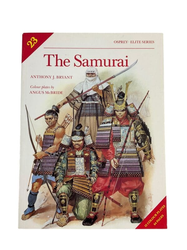 The Samurai Osprey Elite Series 23 Anthony J Bryant Softcover Reference Book