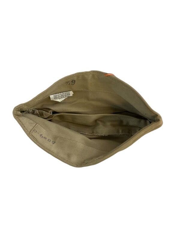 US Army Signal Corps Khaki Garrison Cap Size 6 7/8 - Image 3