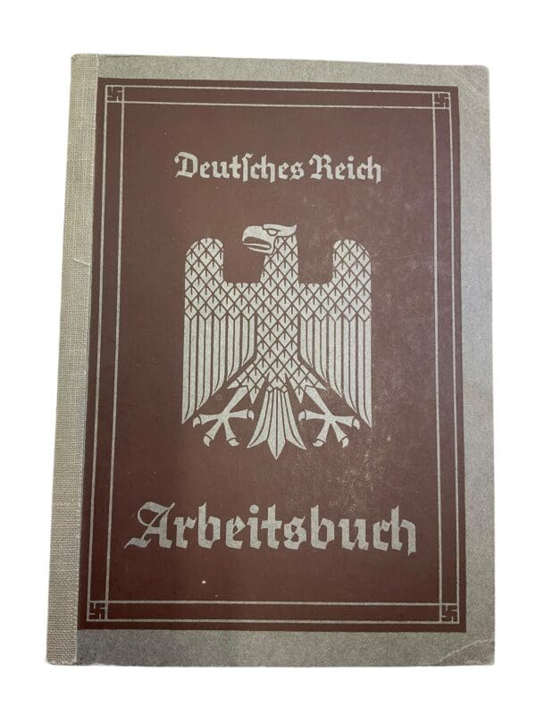 WW2 German Arbeitsbuch Employment Record Book - Hornbruch