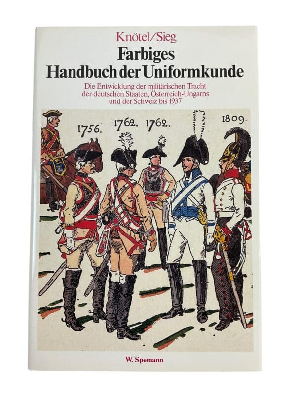 Napoleonic Wars Farbiges Handbuch Der Uniformkunde GERMAN TEXT Reference Book