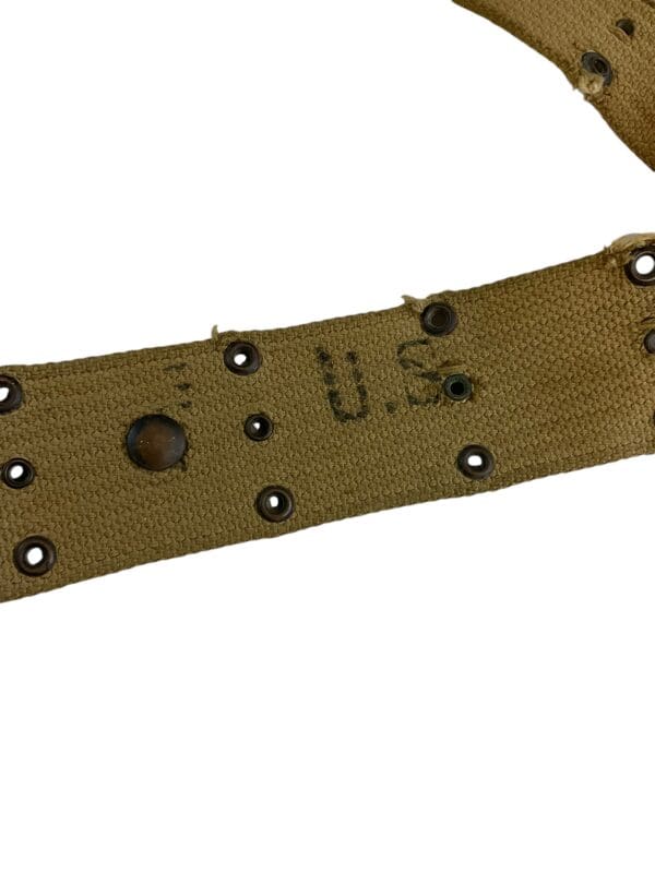 WW1 US AEF Equipment Pistol Belt 1918 Dated - Image 5