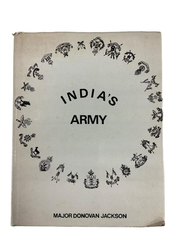 British Indias Army Major Donovan Jackson Hardcover Reference Book