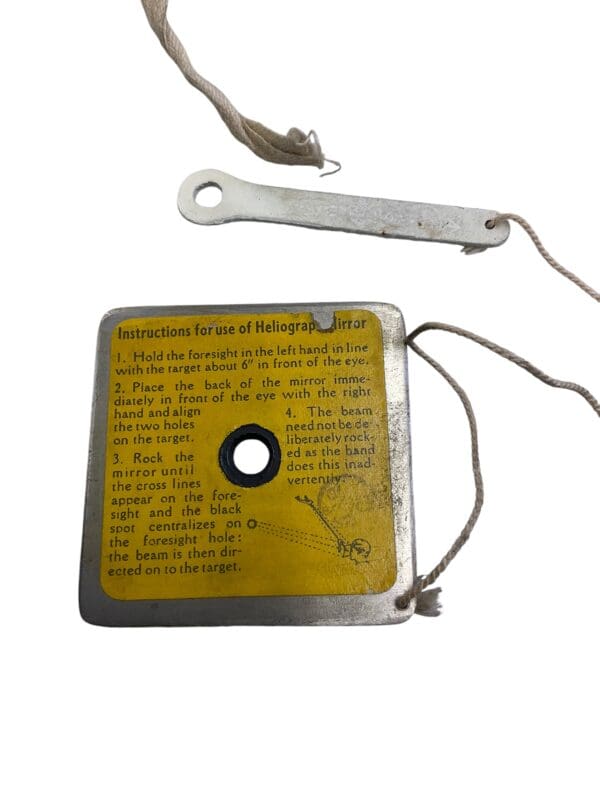 WW2 British RAF Heliograph Mae West Survival Kit - Image 4